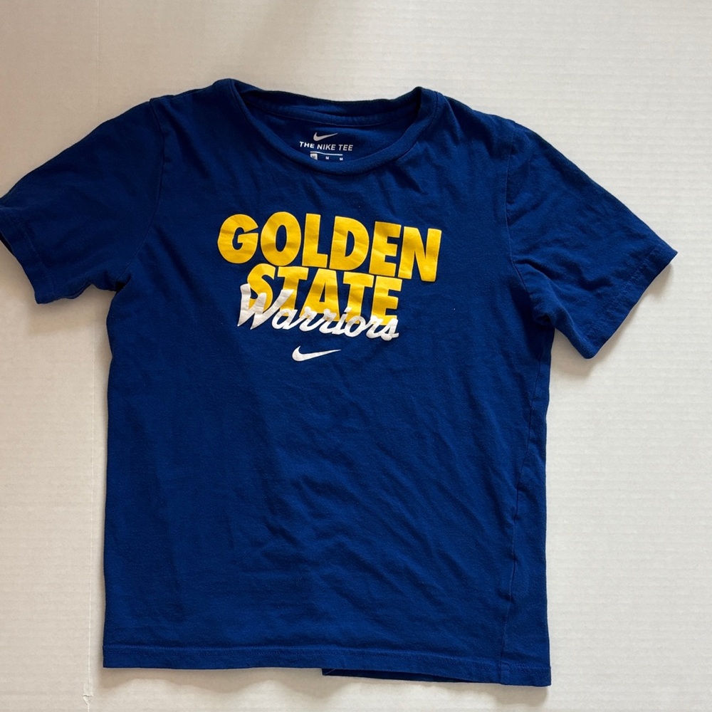 Nike Kids Blue Golden State Warriors Tee